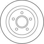TRW DF2676 Bremsscheibe TRW DF2676 Bremsscheibe