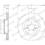 Ferodo DDF2635C-1 Bremsscheibe PREMIER Ferodo DDF2635C-1 Bremsscheibe PREMIER