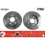 TRW DF1651 Bremsscheibe TRW DF1651 Bremsscheibe
