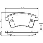 BOSCH 0 986 494 332 Bremsbelagsatz, Scheibenbremse BOSCH 0 986 494 332 Bremsbelagsatz, Scheibenbremse