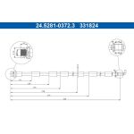Bremsschlauch 24.5281-0372.3
