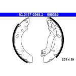 ATE 03.0137-0369.2 Bremsbackensatz ATE 03.0137-0369.2 Bremsbackensatz