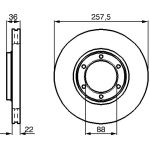 Bremsscheibe 0 986 478 596 Bremsscheibe 0 986 478 596