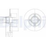 Delphi BG9033RSC Bremsscheibe Delphi BG9033RSC Bremsscheibe