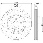 Bremsscheibe 8DD 355 115-011