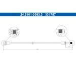 Bremsschlauch 24.5101-0363.3 Bremsschlauch 24.5101-0363.3