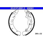 ATE 03.0137-0501.2 Bremsbackensatz ATE 03.0137-0501.2 Bremsbackensatz