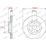 Ferodo DDF2789C Bremsscheibe PREMIER Ferodo DDF2789C Bremsscheibe PREMIER