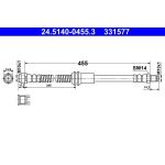 Bremsschlauch 24.5140-0455.3 Bremsschlauch 24.5140-0455.3