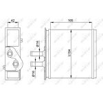 Wärmetauscher, Innenraumheizung 53204 Wärmetauscher, Innenraumheizung 53204