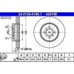 Bremsscheibe 24.0124-0198.1