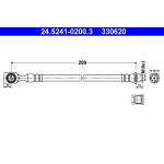 ATE 24.5241-0200.3 Bremsschlauch