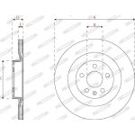 Bremsscheibe DDF2732C Bremsscheibe DDF2732C