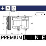 Mahle ACP 101 000P Kompressor, Klimaanlage BEHR Premium Line Mahle ACP 101 000P Kompressor, Klimaanlage BEHR Premium Line