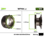 Bremsscheibe 187104 Bremsscheibe 187104