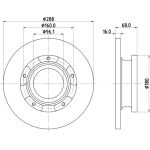 Hella Pagid 8DD 355 120-181 Bremsscheibe Hella Pagid 8DD 355 120-181 Bremsscheibe