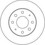 TRW DF4032 Bremsscheibe