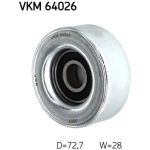 Umlenk-/Führungsrolle, Keilrippenriemen VKM 64026