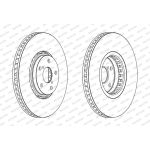 Ferodo DDF2498LC-1 Bremsscheibe PREMIER Ferodo DDF2498LC-1 Bremsscheibe PREMIER