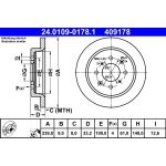 Bremsscheibe 24.0109-0178.1