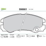 Valeo 598661 Bremsbelagsatz, Scheibenbremse Valeo 598661 Bremsbelagsatz, Scheibenbremse