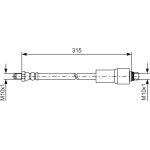 BOSCH 1 987 476 432 Bremsschlauch