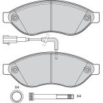 Valeo 601708 Bremsbelagsatz, Scheibenbremse Valeo 601708 Bremsbelagsatz, Scheibenbremse