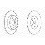 Ferodo DDF1383C Bremsscheibe PREMIER Coat+ disc Ferodo DDF1383C Bremsscheibe PREMIER Coat+ disc