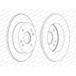 Ferodo DDF1488C Bremsscheibe PREMIER Coat+ disc