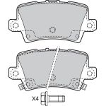 Valeo 598849 Bremsbelagsatz, Scheibenbremse Valeo 598849 Bremsbelagsatz, Scheibenbremse