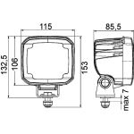 Arbeitsscheinwerfer 1GA 995 606-221 Arbeitsscheinwerfer 1GA 995 606-221