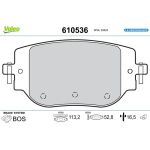 Valeo 610536 Bremsbelagsatz, Scheibenbremse E-PERFORMANCE