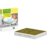 MANN-FILTER FP 28 009 Innenraumfilter FreciousPlus Aktivkohlefilter mit Polyphenol, antibakteriell, Feinstaubfilter (PM 2.5)