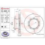 Bremsscheibe 09.A995.10 Bremsscheibe 09.A995.10