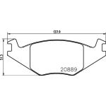 Bremsbelagsatz, Scheibenbremse 8DB 355 017-491 Bremsbelagsatz, Scheibenbremse 8DB 355 017-491