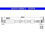Bremsschlauch 24.5111-0424.3 Bremsschlauch 24.5111-0424.3