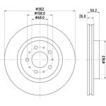 Bremsscheibe 8DD 355 106-131 Bremsscheibe 8DD 355 106-131