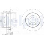 Delphi BG3910 Bremsscheibe Delphi BG3910 Bremsscheibe