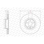 Bremsscheibe DDF2672C
