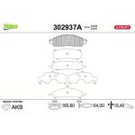 Valeo 302937A Bremsbelagsatz, Scheibenbremse EXPERT Valeo 302937A Bremsbelagsatz, Scheibenbremse EXPERT