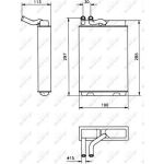 Wärmetauscher, Innenraumheizung 58149 Wärmetauscher, Innenraumheizung 58149