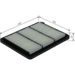 Luftfilter F 026 400 695 Luftfilter F 026 400 695