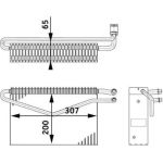 Verdampfer, Klimaanlage AE 67 000P Verdampfer, Klimaanlage AE 67 000P
