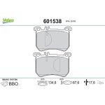 Valeo 601538 Bremsbelagsatz, Scheibenbremse Valeo 601538 Bremsbelagsatz, Scheibenbremse