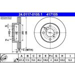 Bremsscheibe 24.0117-0105.1