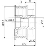 Generatorfreilauf 588122 Generatorfreilauf 588122
