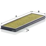 MANN-FILTER FP 37 001 Innenraumfilter FreciousPlus Aktivkohlefilter mit Polyphenol, antibakteriell, Feinstaubfilter (PM 2.5) MANN-FILTER FP 37 001 Innenraumfilter FreciousPlus Aktivkohlefilter mit Polyphenol, antibakteriell, Feinstaubfilter (PM 2.5)