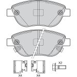 Valeo 601727 Bremsbelagsatz, Scheibenbremse