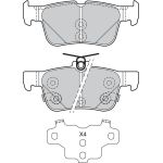 Bremsbelagsatz, Scheibenbremse 601479 Bremsbelagsatz, Scheibenbremse 601479