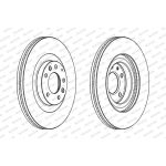 Ferodo DDF1767C-1 Bremsscheibe PREMIER Ferodo DDF1767C-1 Bremsscheibe PREMIER